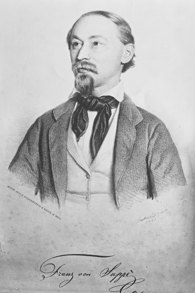 Franz von Suppe (1819-95), Austrian composer by Gabriel Decker